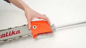 Gas Pole Saw, 12Inch Bar 42.7CC 2-Cycles Pole Chainsaw Gas Powered Hedge Trimmer Brush Cutter Tree Saw with 12-Foot Extendable Pole Saw Chain