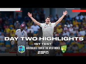 Day 2 Highlights 1st Test Australia vs. West Indies | #Cricket