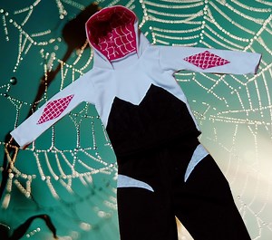 Spider Gwen - DIY Spider Gwen Costume / Ghost Spider (Toddler Size)