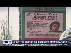 MMIWP Task Force issues 10 recommendations | FOX 13 Seattle