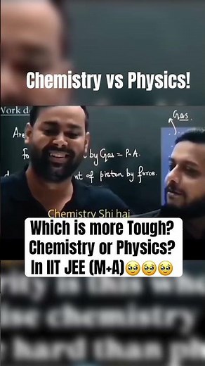 Chemistry vs Physics in JEE 🥹😂 IIT JEE Prep | IIT JEE | JEE Mains & Advanced #iit #jee
