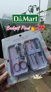 Travel friendly manicure kit only ₹179 at DMart 💅💼 #trending #beautyshorts