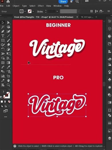 Adobe Illustrator 2026 Make Stunning Typography - Stroke & Drop Shadow Tricks #adobeillustrator