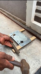 8.1M views · 24K reactions | Sliding gate motor installation | automatic sliding gate #autogate #chinnmayfabrication75 #fabrication #viralreelschallenge #wedding #tips #work #doityourself #tipsandtrick #stairs #tricks Chinnmay Fabrication #Automatic | Chinnmay Fabrication | Facebook