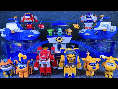 15-minutes of satisfying unboxing, cool Super Wings Space Base Set Series ASMR | Review Toys
