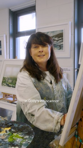 We’re so delighted to be stocking prints by the incredibly talented Ann Daly, whose gallery is just up the road from us here in Liscannor. Her work is full of colour, light, and feeling and now you can explore a selection of her beautiful pieces right here in the café. This lovely video, captured so beautifully by Cornelia @vy.contentstudio , offers a glimpse into Ann’s world and the surrounding area. Come by and see her prints in store! | Dolly's Liscannor