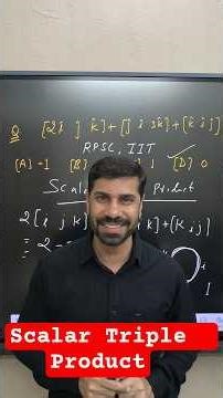 Scalar Triple Product #vector