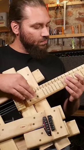 The Planchette, 11 strings slide instrument with big tin can resonator #slide #slideguitar # | Nicolas Bras - Musiques de Nulle Part