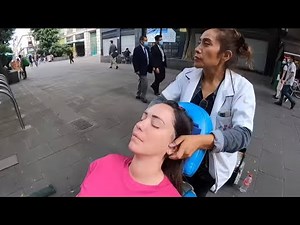 Masaje facial relajante en las calles de CDMX | #ASMR