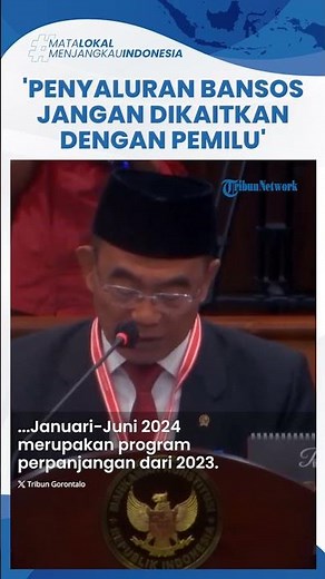 Menko PMK Muhadjir Hadir Jadi Saksi di Sidang, Minta Penyaluran Bansos Tak Dikaitkan Pemilu 2024