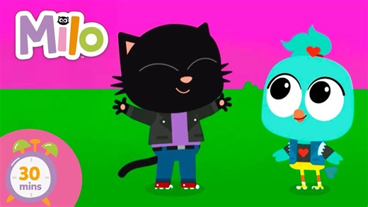 The Best Milo Episodes to Feel Happy 😍 | Milo, The Cat Milo, Lofty, and Lark always brighten your days! #cartoonsforkids | Milo Series