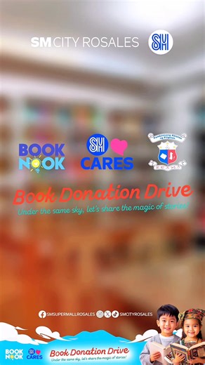 5.6K views · 57 reactions | Take a quick tour of Rosales Municipal Library and Information Center—the new home for your generous donations from the #SMBookDonationDrive! ✨ Help us reach our goal of 40,000 books by October 15 for the National Library of the Philippines and its affiliate libraries. Donate today and spread the joy of reading—one book at a time!  #SMBookNook #EmpoweringCommunities #SM40SuperYears | SM City Rosales | Facebook