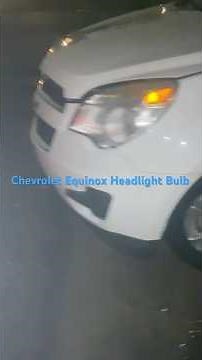 2010- 11 12 13 14 15 16 2017 Chevrolet Equinox Headlight Bulb H11 Replacement - Easy
