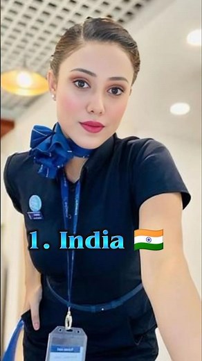 Top 10 Most Beautiful ❤️ Air Hostess Uniforms of Different Countries 2025 🌍✈️