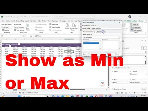 Show Pivot Table Values as a Ranking in Excel in Seconds (Easy Trick!) #tutorial #excel #howto