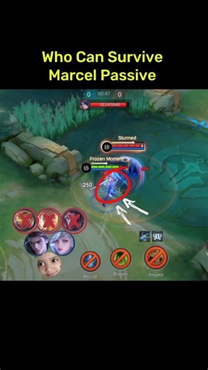 Who Can Survive Marcel Passive Tutorial Mobile Legends #mlbb #marcel #shorts #mobilelegends