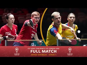 FULL MATCH | Lebrun/Yuan vs Szocs/Ionescu | ITTF Mixed Team World Cup 2025 (Stage 1)