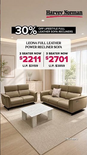 Massive Mid-Year Furniture Clearance at Harvey Norman – Save Up to 60%!