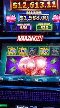 I Turned $1 into This! 😎 Piggy Bankin' Slot Machine #shorts #gambling #casino #slots