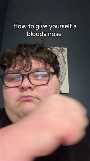 How to Give Yourself a Bloody Nose Safely