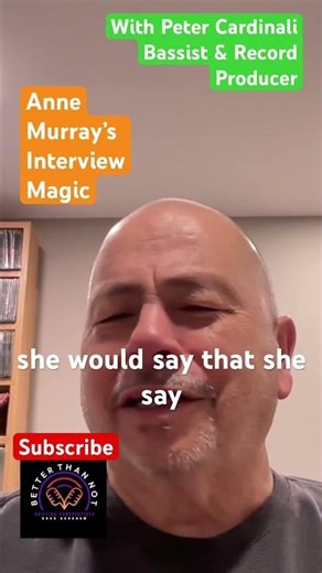 Anne Murray’s Interview Magic with bassist Peter Cardinali in Ep 95 of Better Than Not. Subscribe