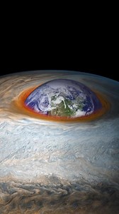 16K views · 539 reactions | You could easily fit Earth into Jupiter's Great Red Spot, a long-lived giant storm system that has been observed since 1831. In the 21st century, it has been observed to be shrinking in size. | Cosmoknowledge | Facebook