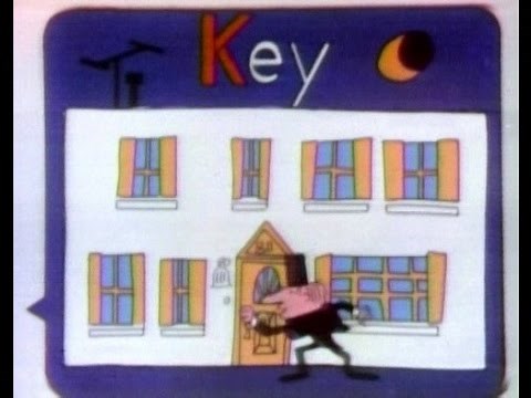 Sesame Street - Speech Balloon - K for Key
