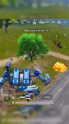 Robot vs helicopter 😲 💥💀🗿😱#payload #pubgmobile #bgmi #viralllllll