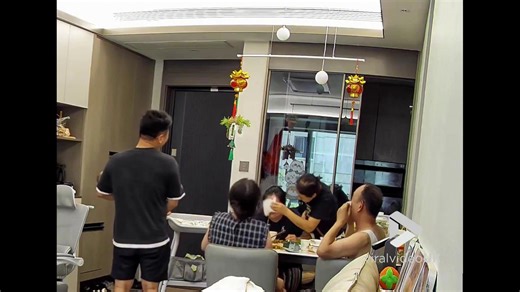 VV5061 family captures baby peeing on mother moments after being brought to the table