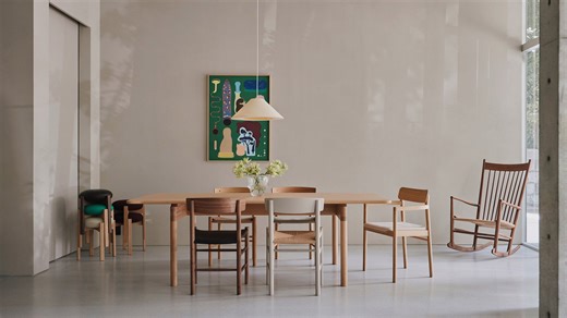 Flooat and Fredericia design Tokyo showroom as "quiet, plain canvas"