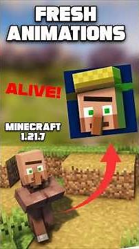How to Install Fresh Animations in Minecraft 1.21.7! 🧍🔥 #Shorts