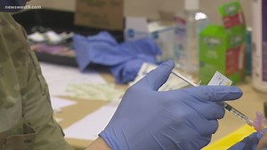 DSHS holds outreach display encouraging community members to get COVID-19 vaccine