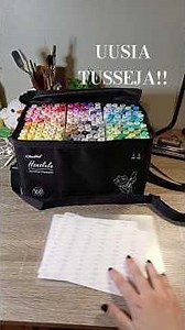 Unboxataan Ohuhu 168-tussisetti & täytetään värikartat!🎨✨ | #taide #piirtäminen #luovuus