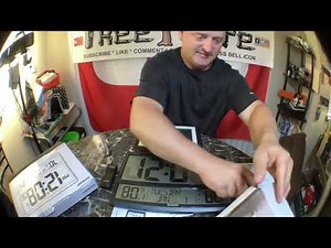 unboxing WallarGe Atomic Clock with Indoor Temperature and Humidity,Self-Setting Digital Wall Clock