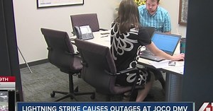 Lightning strike takes out Johnson Co. services