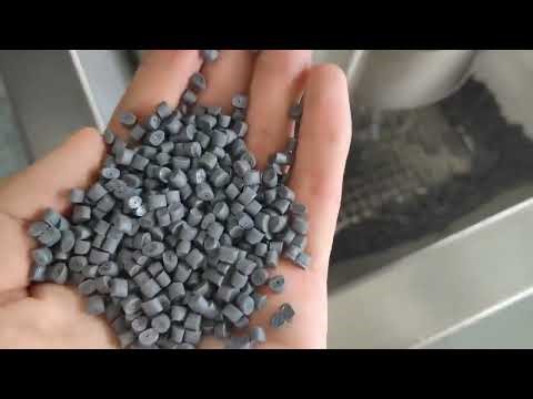 Waste plastic PP PE granulating pelletizing machine