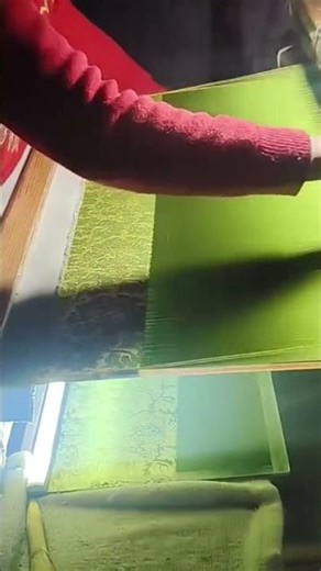 This is the process of making neatly knitted fabric using special tools