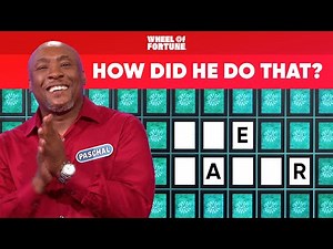 Paschal's Amazing Solve | Wheel of Fortune