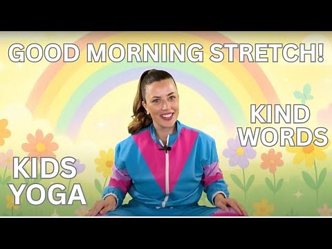 Morning Yoga, Stretch & Affirmations for Kids 🌞🍳