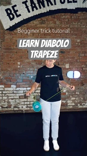TRAPEZE with diabolo. Easy tutorial for begginers.