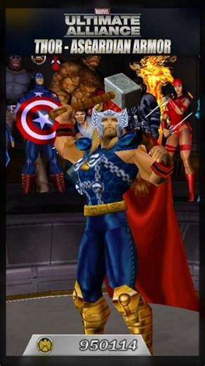 Thor All Costume Collection | Marvel Ultimate Alliance #Shorts #marvel