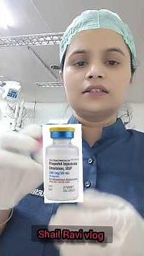 inj propofol uses #shailravivlog #hospital #medicaleducation #propofolinj #medicalknowldge