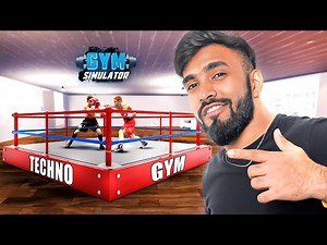 I MADE A BOXING RING IN MY GYM part 1 #technogamer #TecnoGamer #tecnogamerz #technogamerz #gaming #gymsimulator | TEcno Gamer Fc1