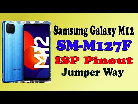 Samsung Galaxy M12 SM-M127F ISP EMMC PinOUT Test Point Jumper Ways #GSM_Free_Equipment