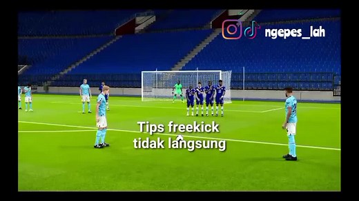 Tips Free Kick Tidak Langsung di PES 2021