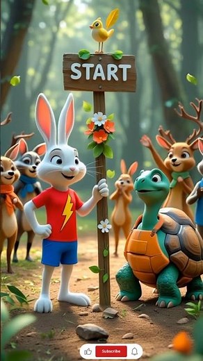 Rabbit and Turtle – The Friendly Forest Race"