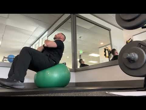 Stability Ball Crunches