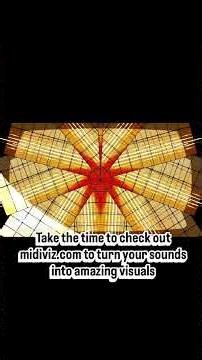 Check out midiviz.com to turn your sounds into amazing visuals. #musicvisualization #audioreactive