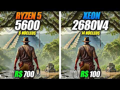 WHAT? XEON 2680 V4 vs RYZEN 5 5600 - TESTS IN 13 GAMES AT ULTRA AND LOW, THE REAL DIFFERENCE!