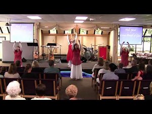 Pentecost Praise Dance Streamers Billow Cloth 2013
